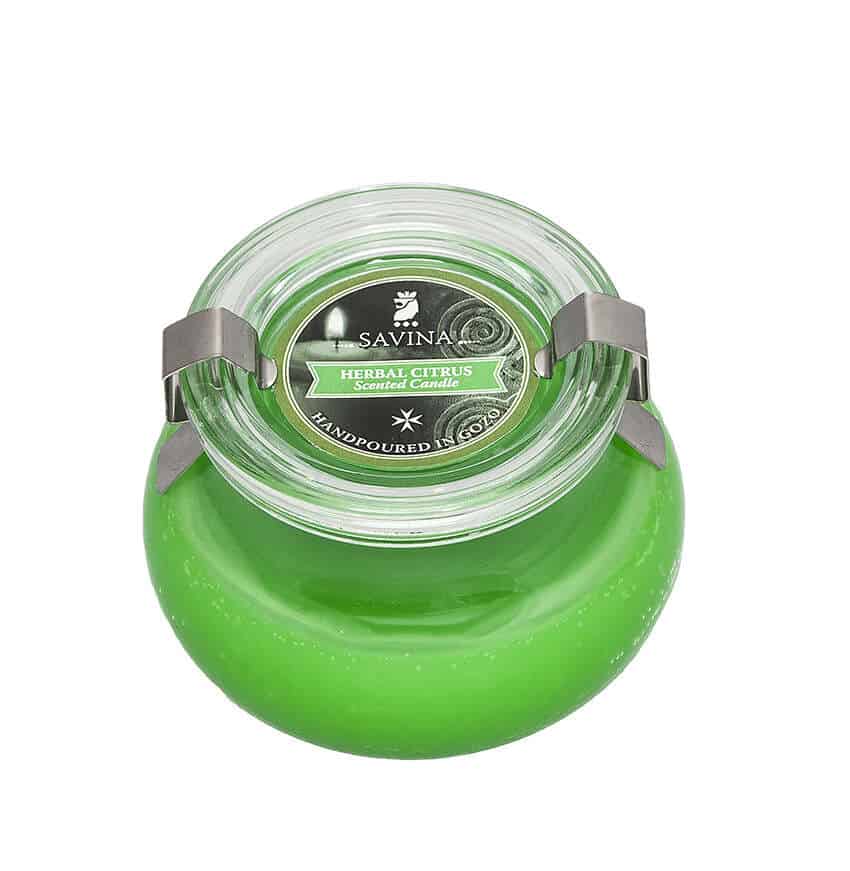 Herbal Citrus Round Jar Candle Zitrus Duft Kerze