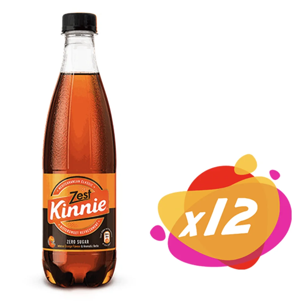 12 Kinnie Zest 12 Pack Kinnie Zest PET Flaschen aus Malta