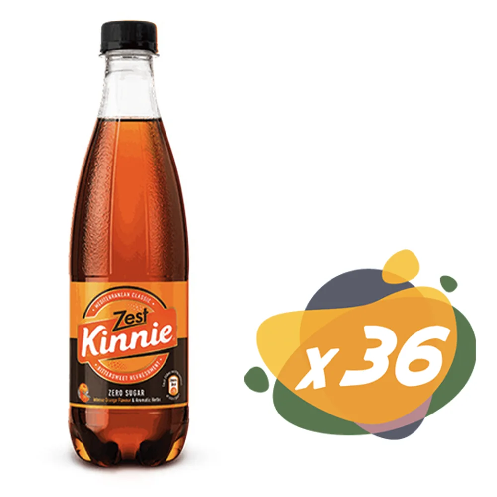 36 Kinnie Zest 36 Pack Kinnie Zest PET Flaschen aus Malta