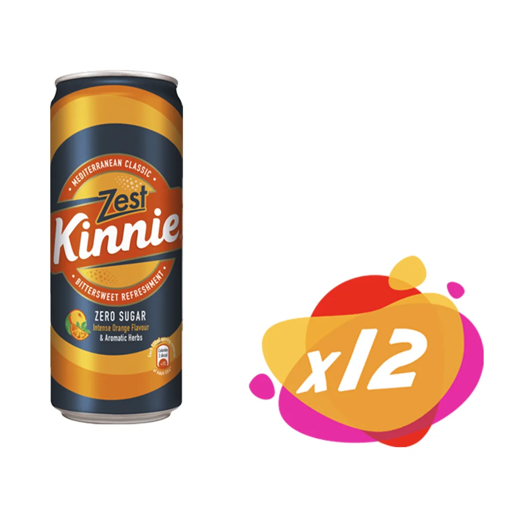 12 Kinnie Zest Cans 12 Pack Kinnie Zest aus Malta