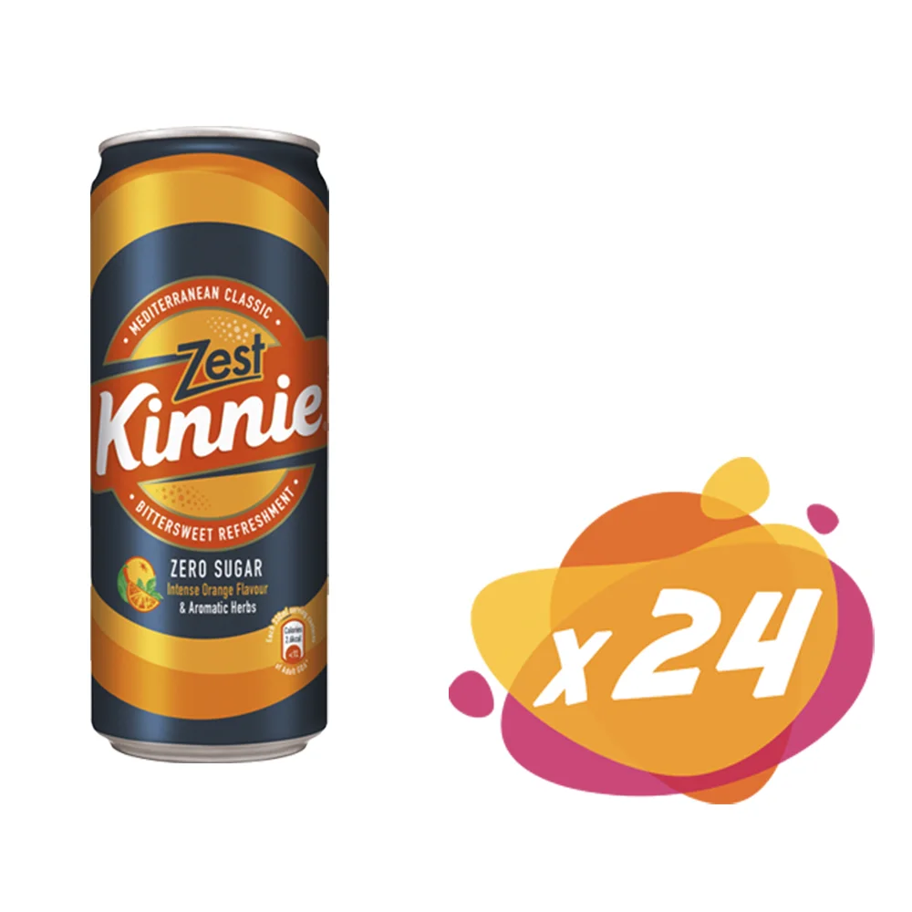 24 Kinnie Zest Cans 24 Pack Kinnie Zest aus Malta