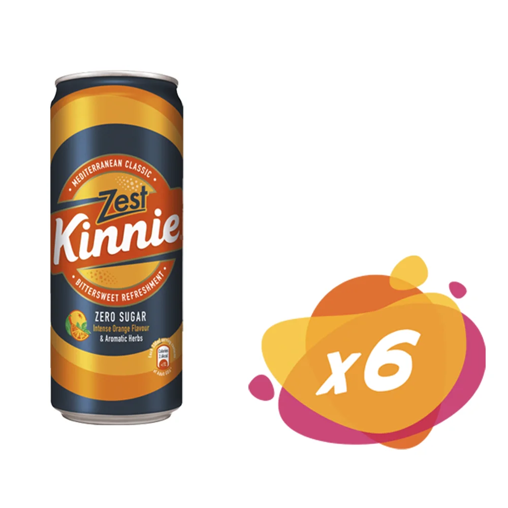6 Kinnie Zest Cans 6 Pack Kinnie Zest aus Malta