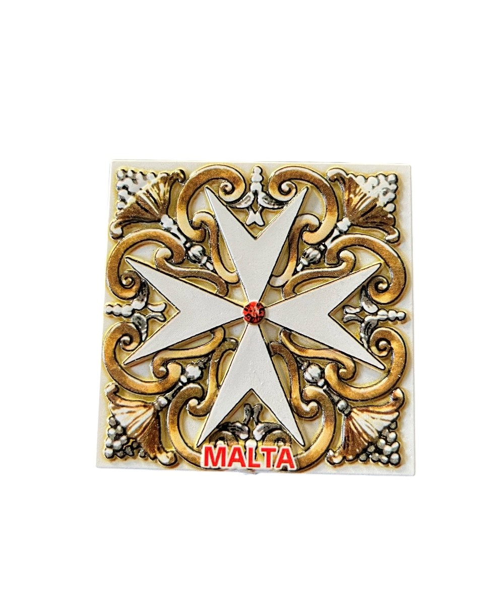 Magnet Maltakreuz gold Maltakreuz