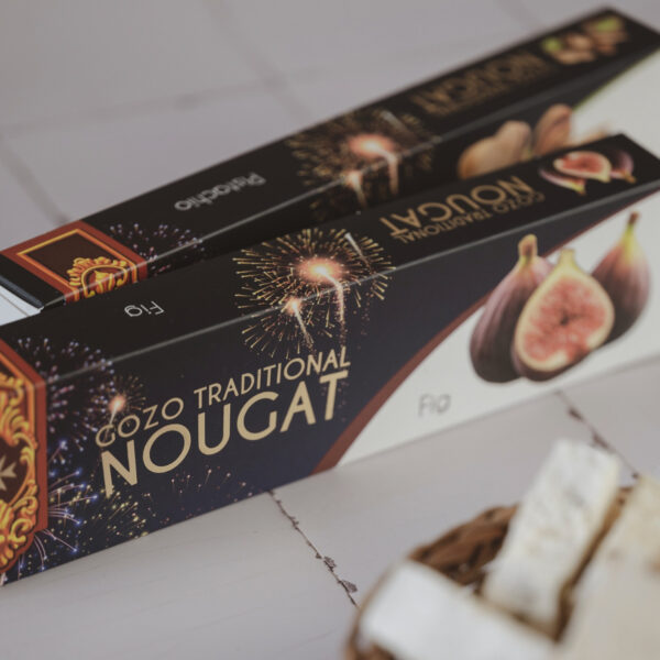 Nougat mit Feigen