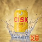 Cisk Lager Bier aus Malta in der 330-ml-Dose als 8er-Pack