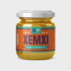 Filfla Chilli Co. Xemxi Marmelade mit Orange und Habanero im 212-ml-Glas mit orangefarbenem Etikett