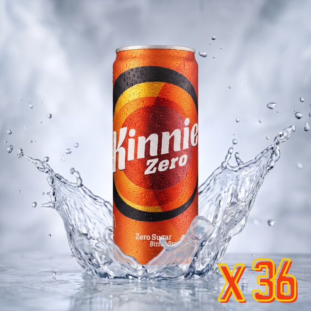 Kinnie Zero Dose 330 ml 36er-Pack Kinnie Zero Softdrink ohne Zucker in der 330-ml-Dose als 36er-Pack