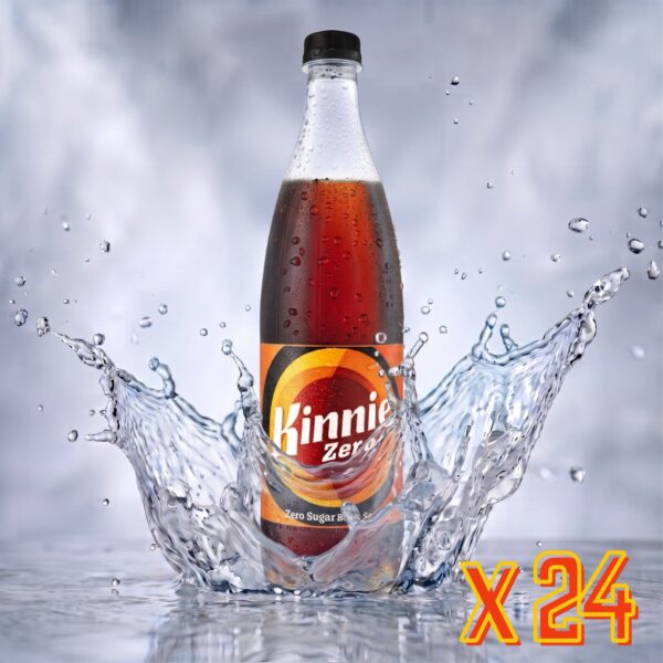 Kinnie Zero Softdrink ohne Zucker in der 500-ml-PET-Flasche als 24er-Pack