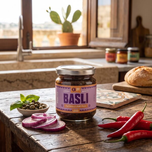 Basli karamellisiertes Chutney aus roten Zwiebeln