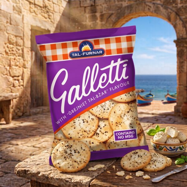 Tal-Furnar Galletti Cracker mit Gbejniet Malta-Kaese, 70 g