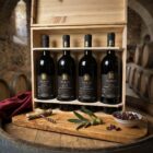 Meridiana Nexus Merlot Vertikale Weinverkostung 2018 bis 2021 in der Holzkiste