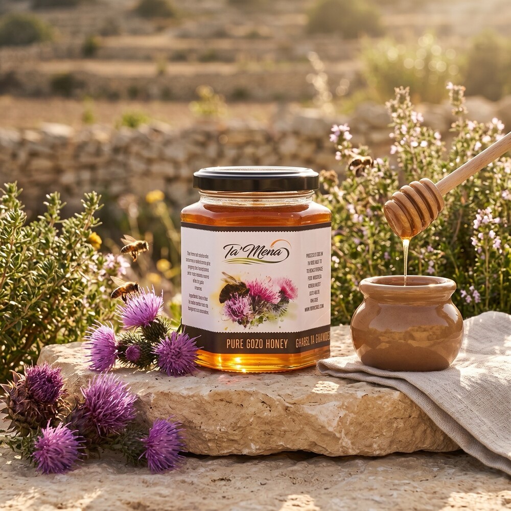 Gozo Honig Ta Mena 230g Ta Mena Gozo Honig 230 g aus maltesischer Imkerei