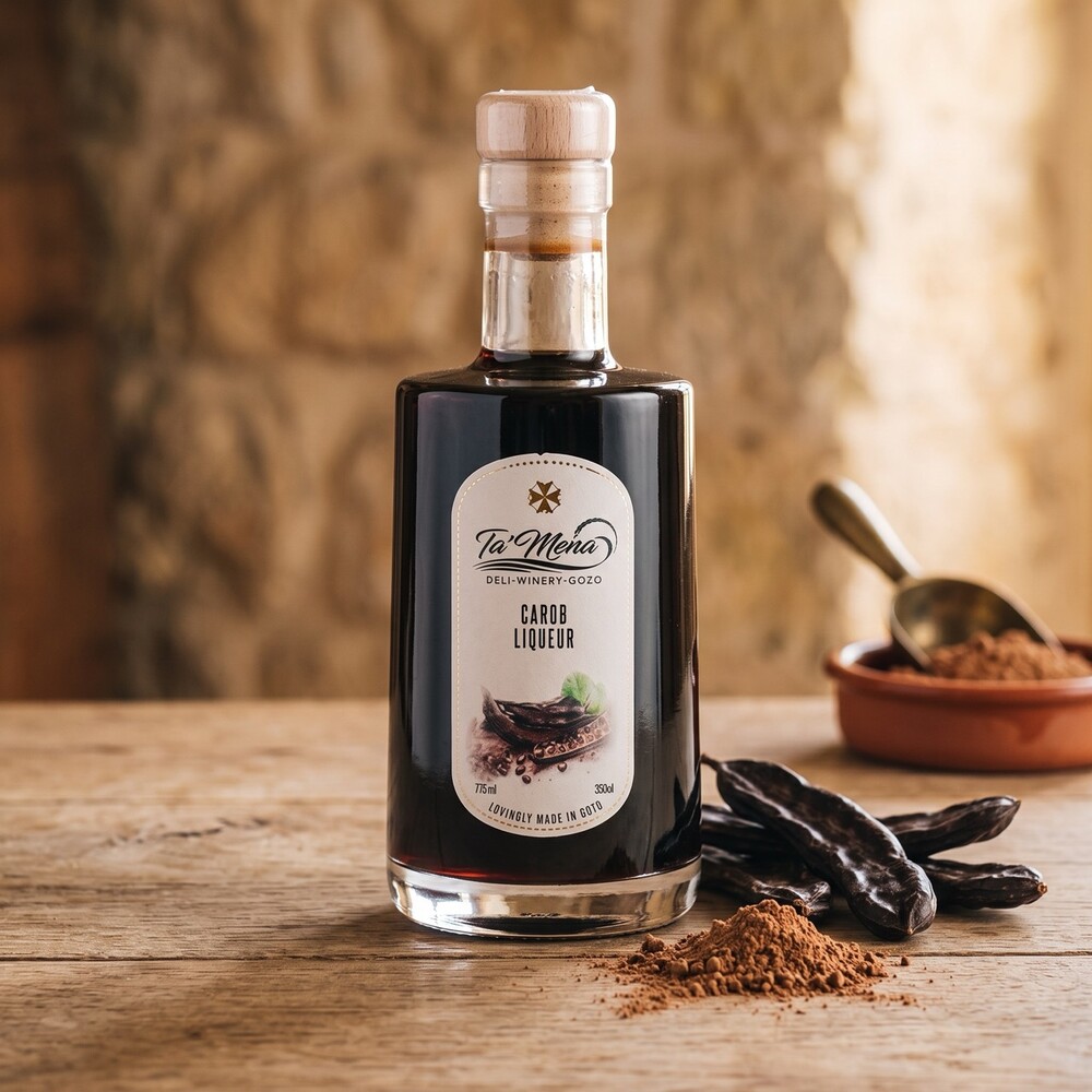 Johannisbrot-Likoer Ta Mena 200ml Ta Mena Johannisbrot-Likoer 200 ml von der Insel Gozo
