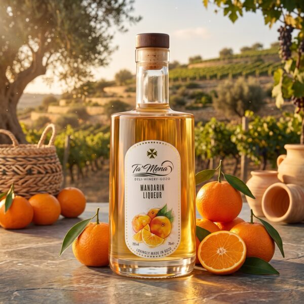 Ta Mena Mandarinen-Likoer 200 ml von der Insel Gozo