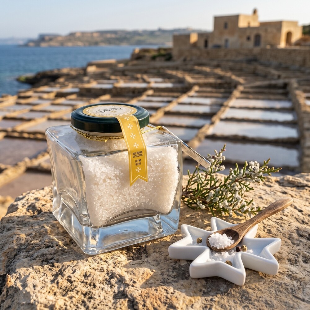 Meersalzflocken Natur 270g Ta Mena Meersalzflocken Natur 270 g aus Malta