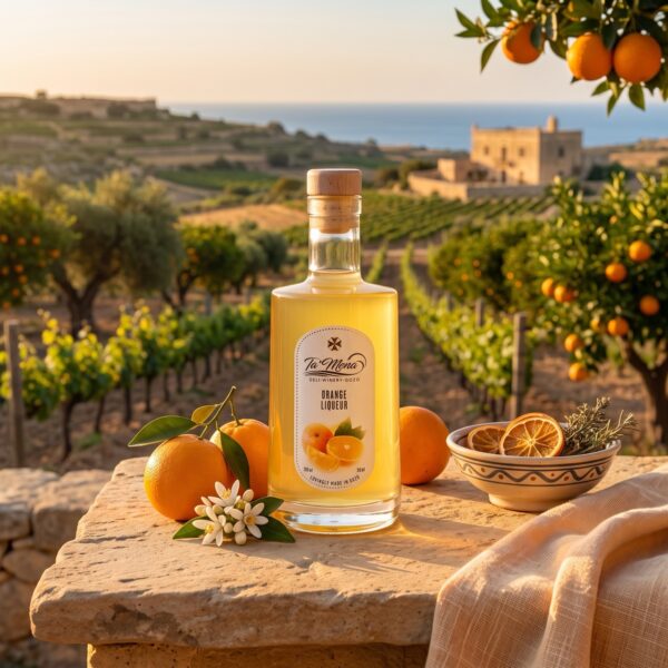 Ta Mena Orangenlikoer 200 ml von der Insel Gozo