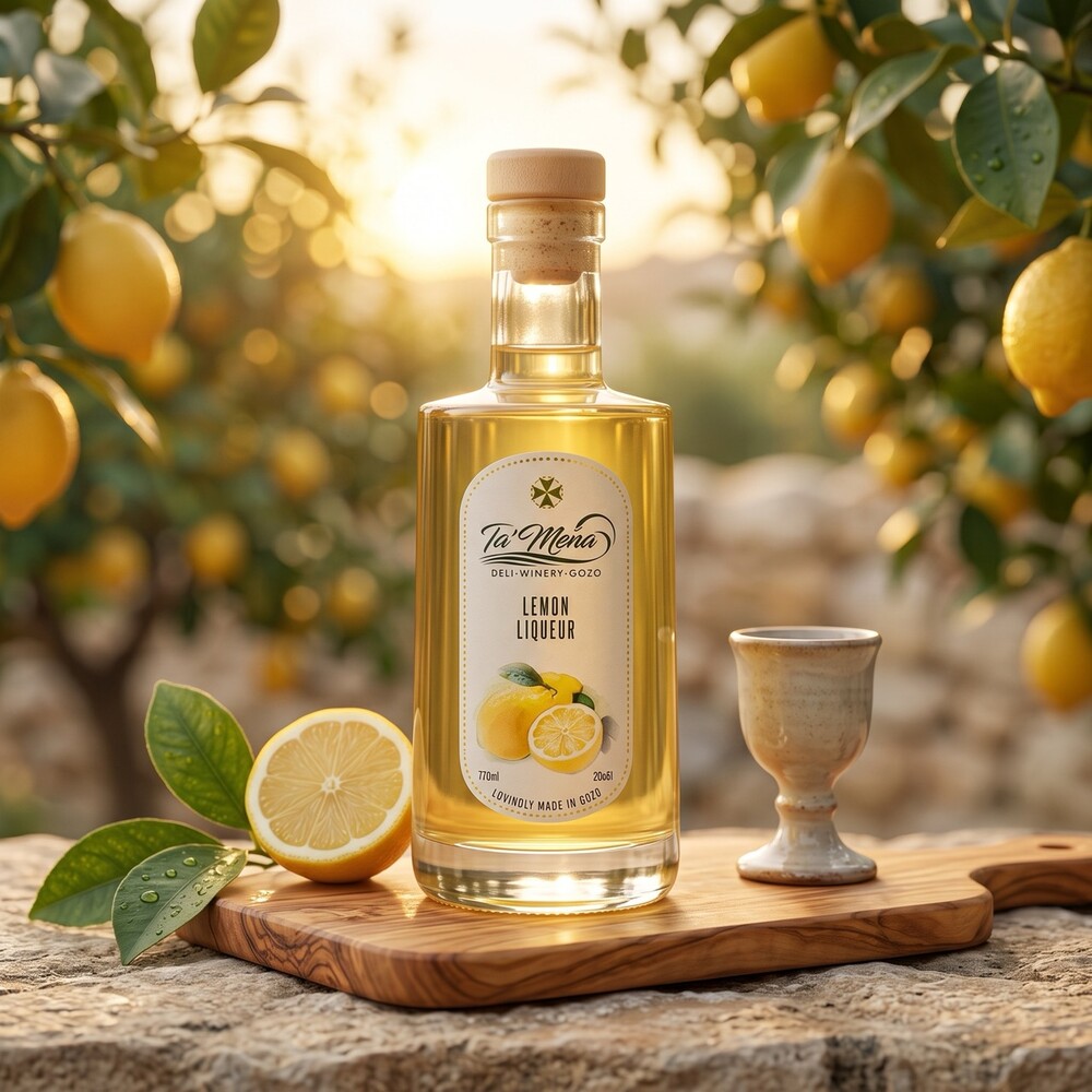 Zitronenlikoer Ta Mena 200ml Ta Mena Zitronenlikoer 200 ml von der Insel Gozo
